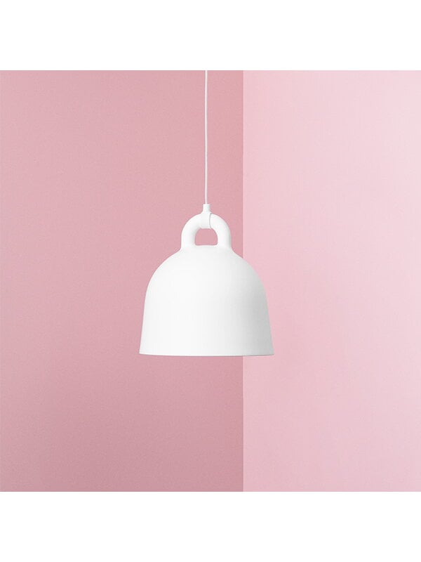 Pendant lamps, Bell pendant, M, white, White