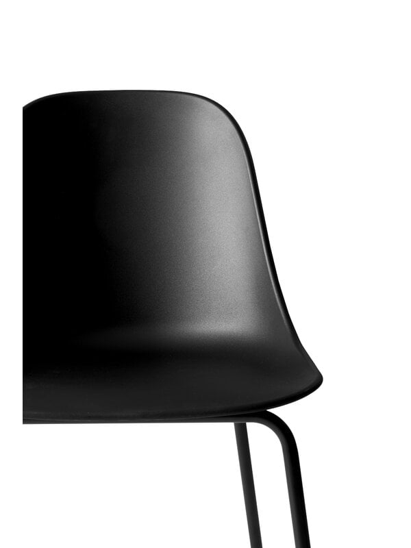 Bar stools & chairs, Harbour bar side chair 75 cm, black - black steel, Black