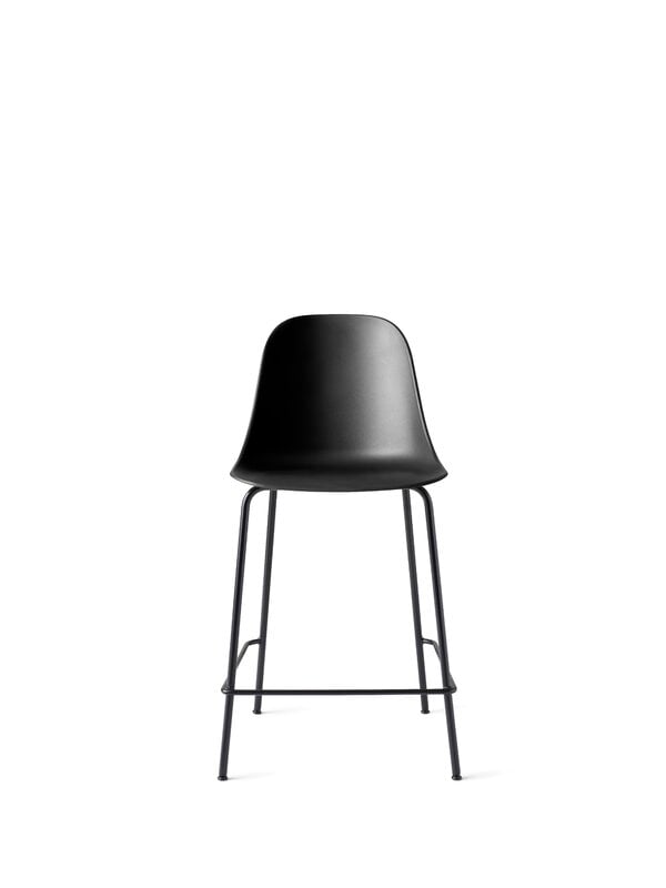 Bar stools & chairs, Harbour counter side chair 63 cm, black - black steel, Black