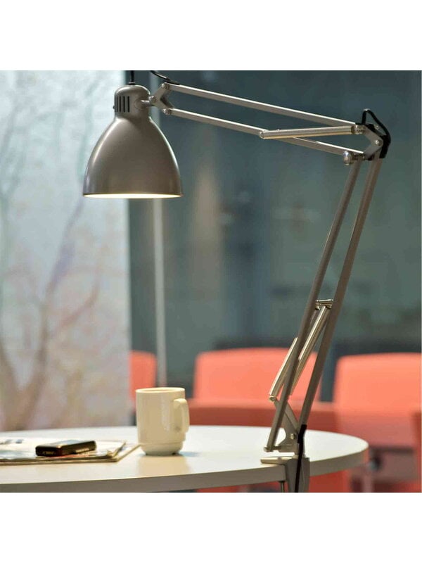 Desk lamps, L-1 LED desk lamp, aluminium grey, Gray