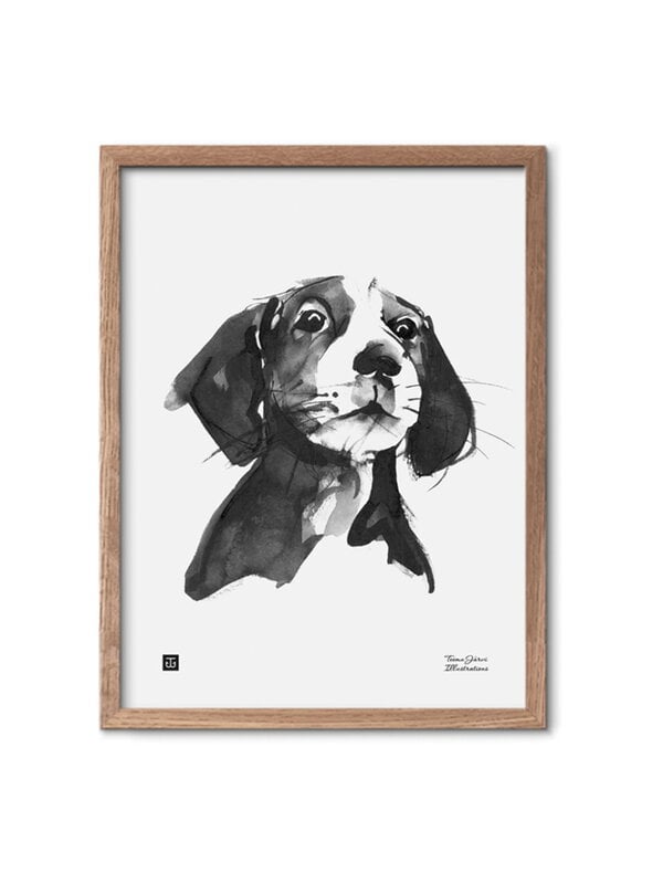 Posters, A Treat, Please poster, 30 x 40 cm, Black & white