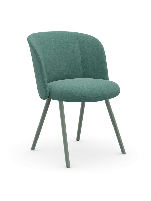 Dining chairs, Mikado side chair, mint - Dumet pale blue/emerald, Green
