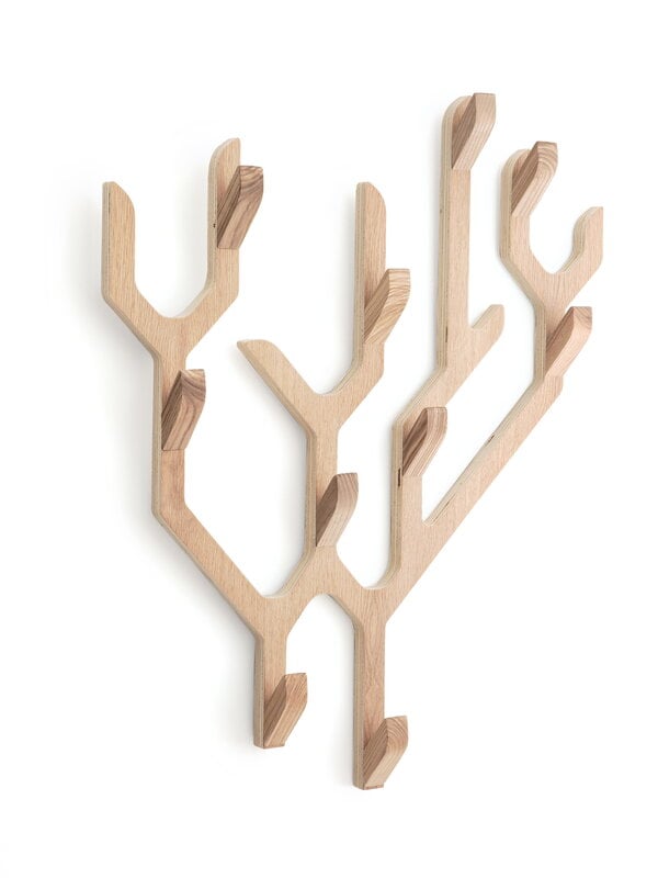 Wall coat racks, Ambroise wall coat rack, oak, Natural