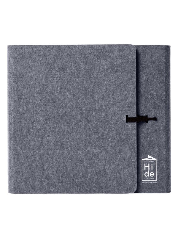 Pannelli e divisori, Divisorio per scrivania Hide 400, dark slate, Grigio