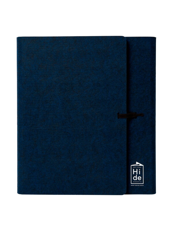 Desk screens & dividers, The Hide desk screen 500, navy blue, Blue