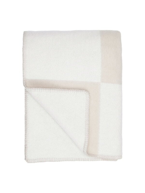 Blankets, Ala throw, 130 x 180 cm, white - sand, White