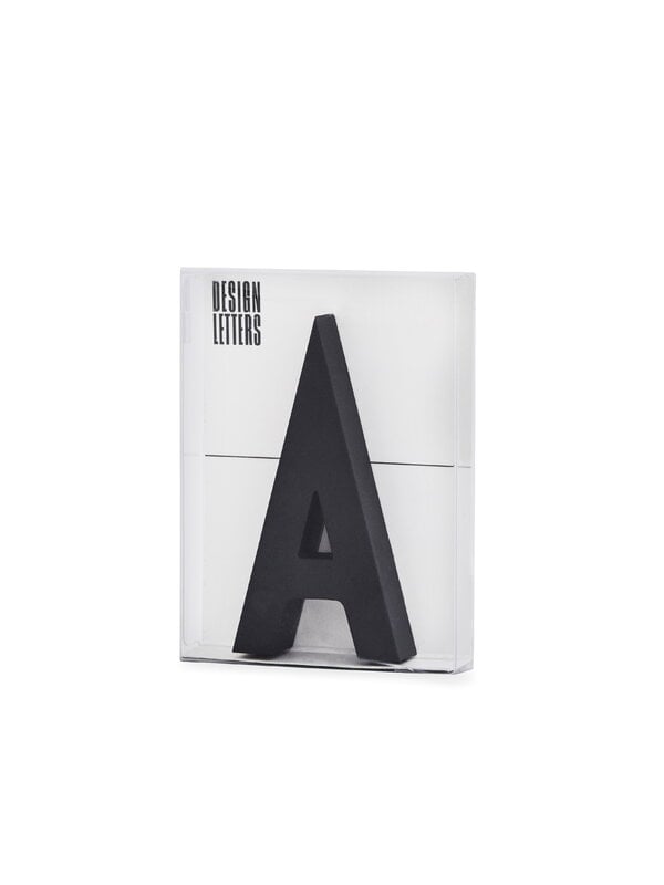 Numbers & letters, Architect letter A - Z, Black