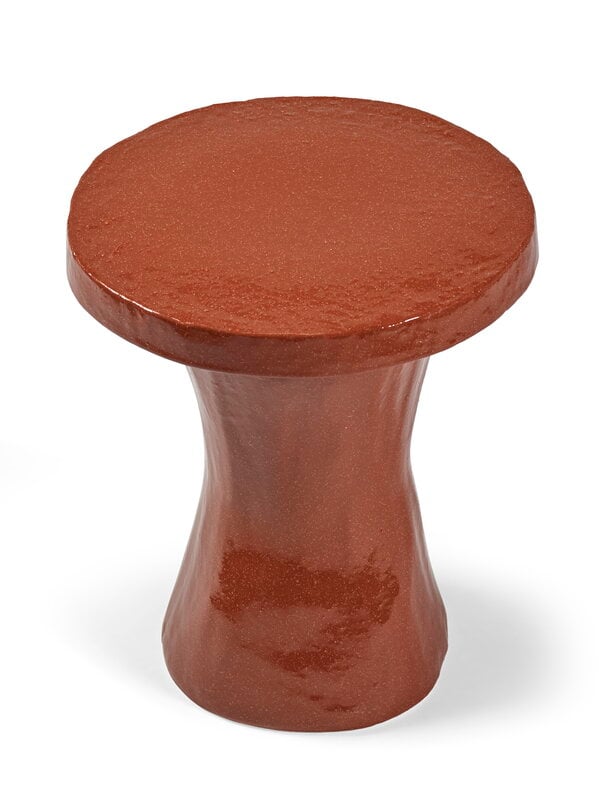 Serax Pawn Organic stool, 34 cm, dark green | Finnish Design Shop