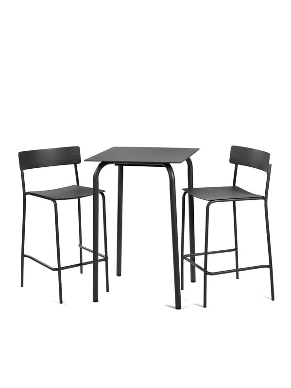 Terassipöydät, August baaripöytä, 65 x 65 cm, musta, Musta