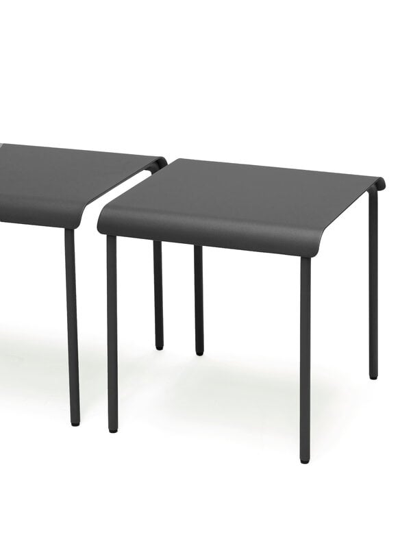 Patio chairs, August stool, black, Black