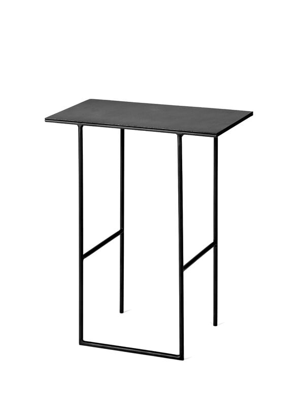 Tavoli da appoggio, Tavolino Cico, 35 x 19 cm, nero, Nero