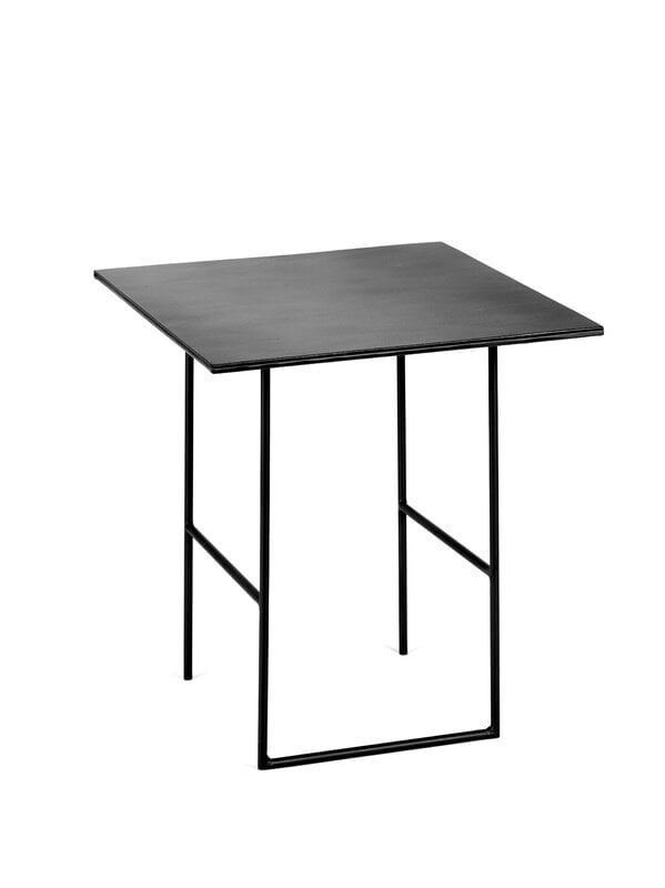 Tavoli da appoggio, Tavolino Cico, 38 x 35 cm, nero, Nero