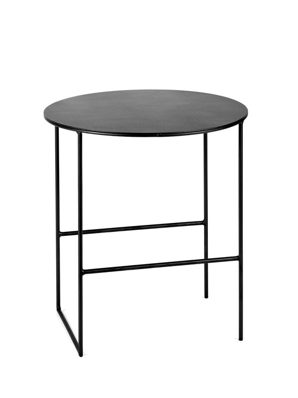 Tavoli da appoggio, Tavolino Cico, rotondo, 40 cm, nero, Nero