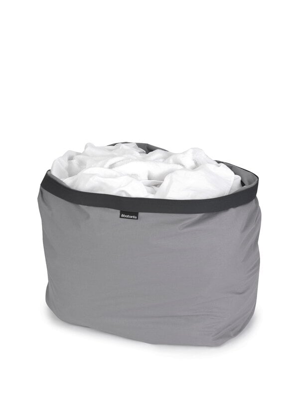 Pyykkikorit, Bo Laundry Bin pyykkikorin pussi, 60 L, Harmaa