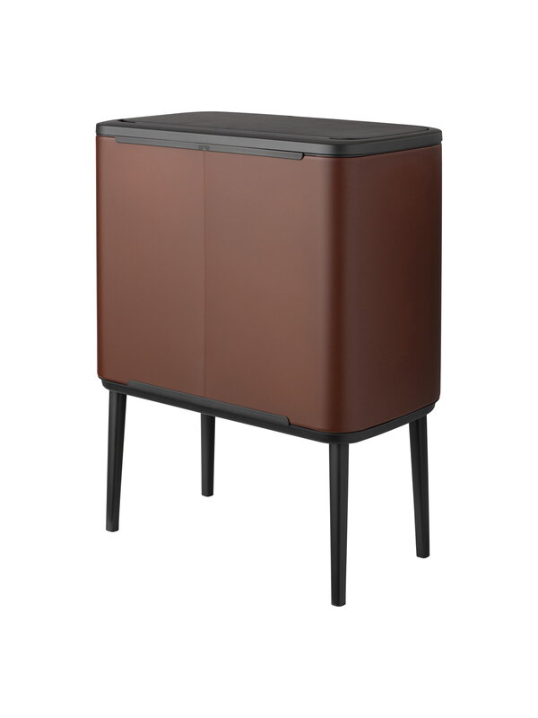 Roskakorit, Bo Touch Bin roska-astia 11 + 23 L, mineral cosy brown, Ruskea