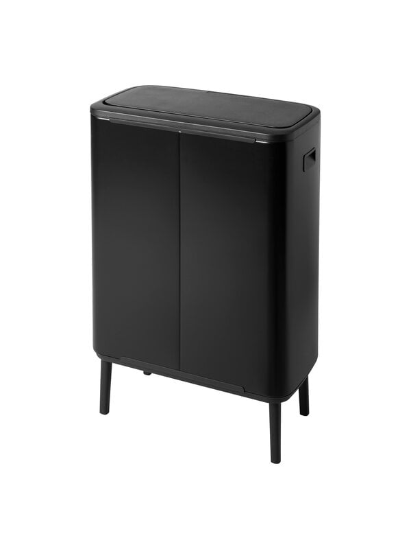 Poubelles, Poubelle Bo Touch Bin Hi, 2 x 30 L, noir, Noir