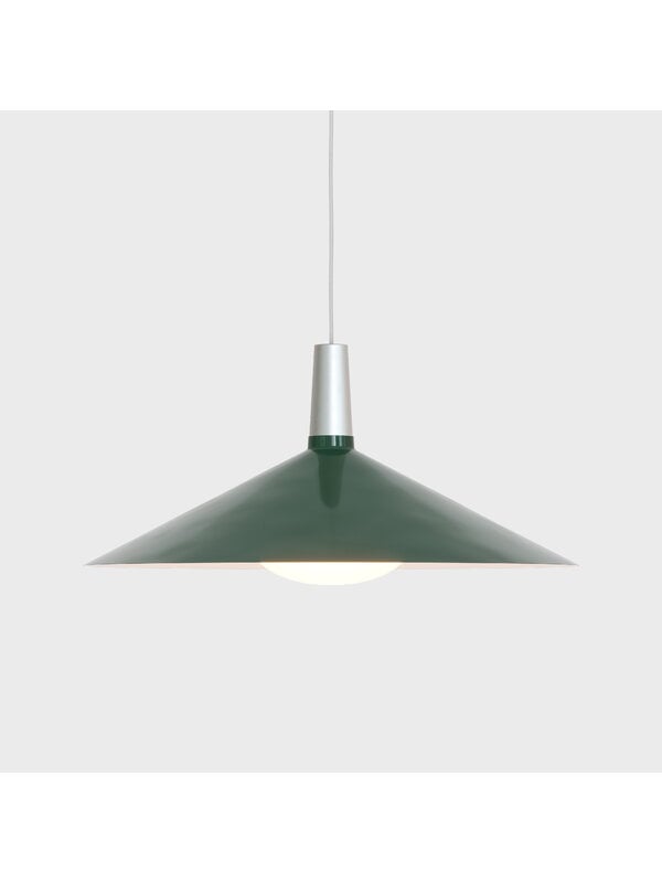 Pendant lamps, Bower pendant light C600, with Oval II bulb, green, Green