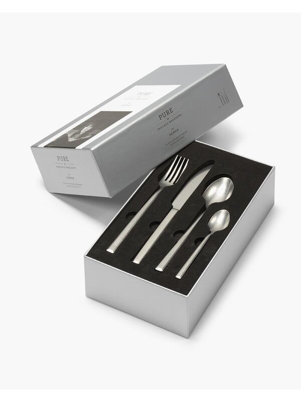 Cutlery, Pure giftbox cutlery set, 24 pcs, Silver