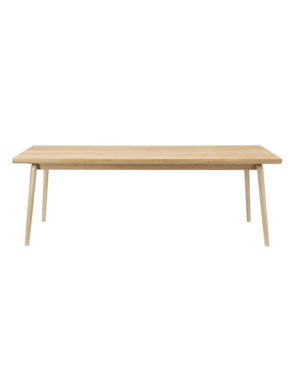 Dining tables, C65 Åstrup extendable dining table, 220 x 100 cm, lacquered oak, Natural