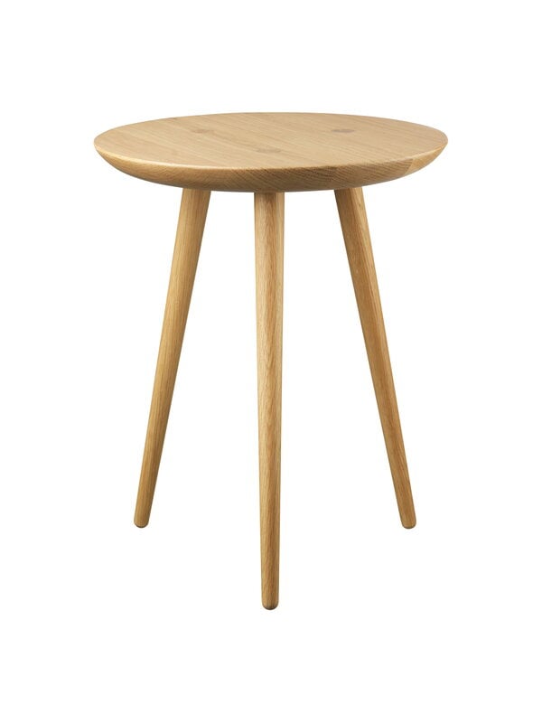 Side & end tables, D106 Bakkedal side table, lacquered oak, Natural