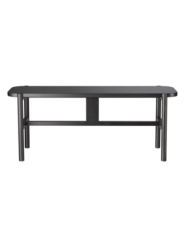 Benches, J177 Havneholmen bench, black painted oak, Black