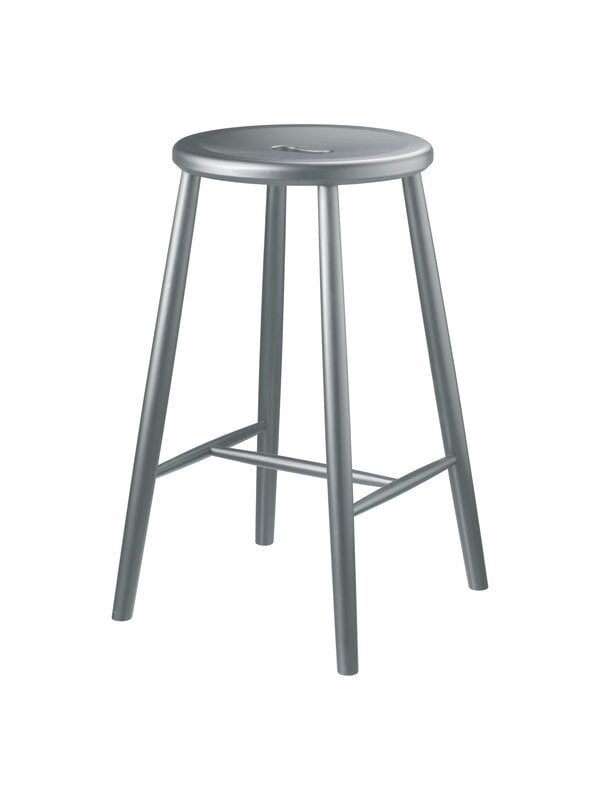 Bar stools & chairs, J27C counter stool, 65 cm, grey beech, Gray