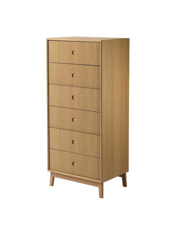 Sideboards & dressers, A87 Butler dresser, high, lacquered oak, Natural