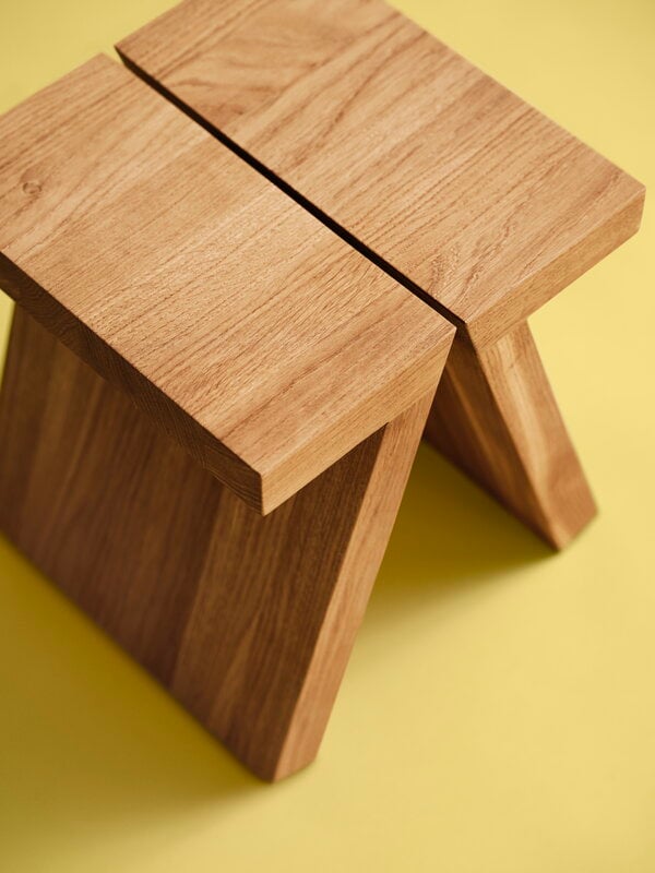 Side & end tables, Supersolid Object 1, oiled oak, Natural