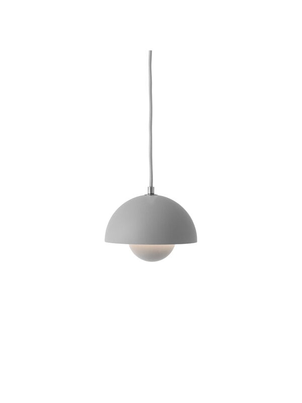 Pendant lamps, Flowerpot VP10 pendant, matt light grey, Gray