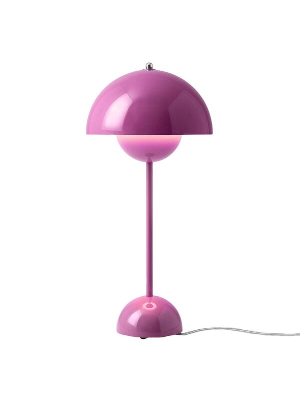 Lampade per bambini, Lampada da tavolo Flowerpot VP3, tangy pink, Rosa