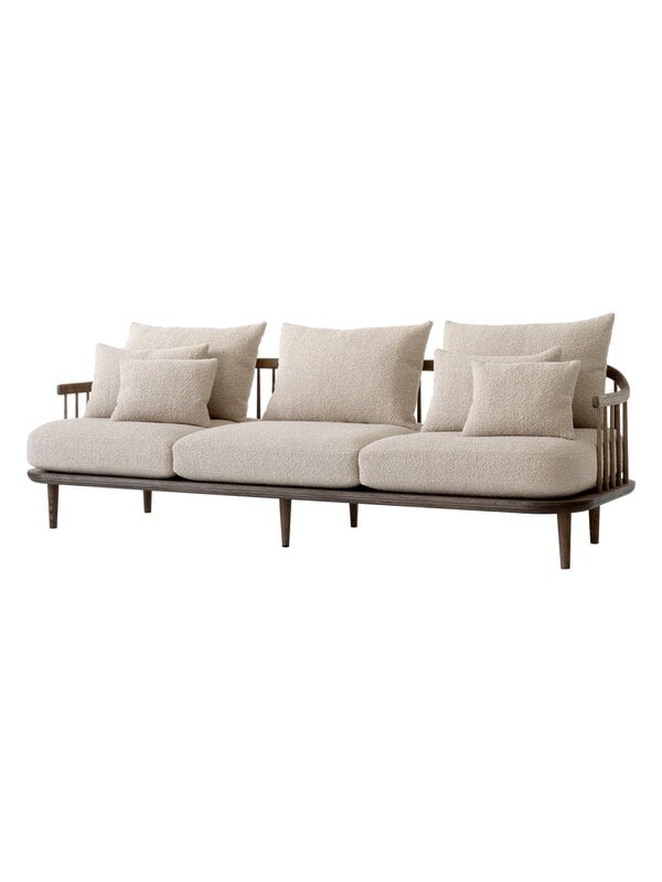 Sofas, Fly SC12 sofa, smoked oak - Karakorum 003, Beige