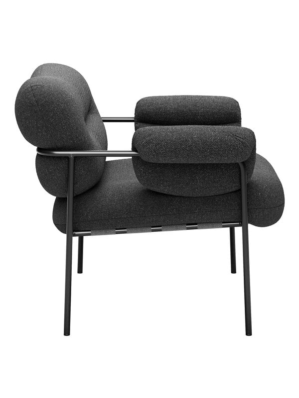 Armchairs & lounge chairs, Bollo lounge chair,  Main Line Flax 28 - black, Black