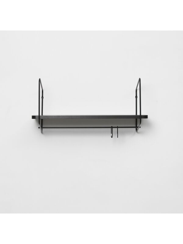 Wall shelves, Urban Nomad pole M, hooks 2 pcs, black, Black