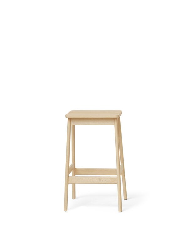 Tabourets et chaises de bar, Tabouret de bar Angle, 65 cm, hêtre, Naturel