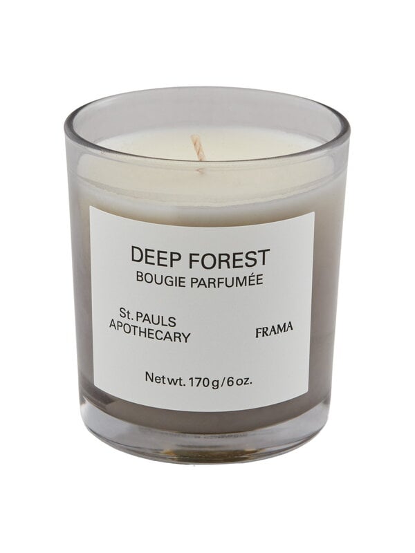 Scented candles, Scented candle Deep Forest, 170 g, Gray