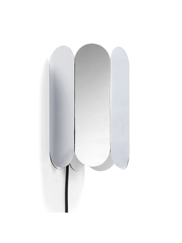 Wall lamps, Arcs Wall Switch, mirror, Silver
