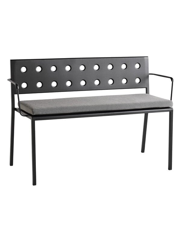 Puutarhapenkit, Balcony Dining penkki käsinojilla, 121 x 52 cm, anthracite, Harmaa