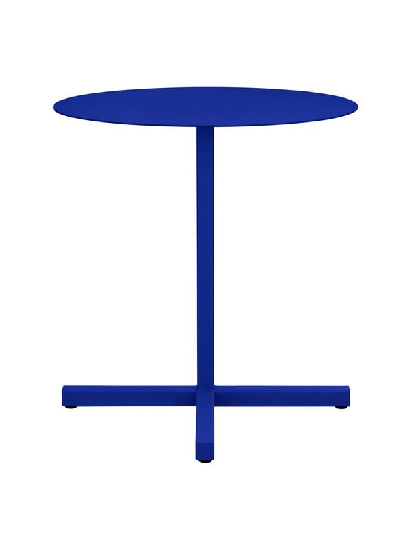 Tavoli da patio, Tavolo Chop, 70 cm, blu oltremare, Blu