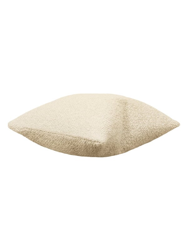 Decorative cushions, Chunky Bouclé cushion, medium, 50 x 50 cm, eggshell, White