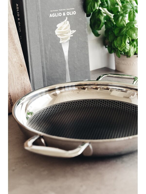 Frying pans, Steelsafe Pro serving/frying pan, 28 cm, Silver