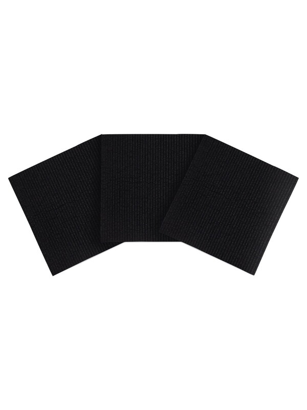 Cleaning products, Happy Sinks dishcloth, 3 pcs, pitch black, Black