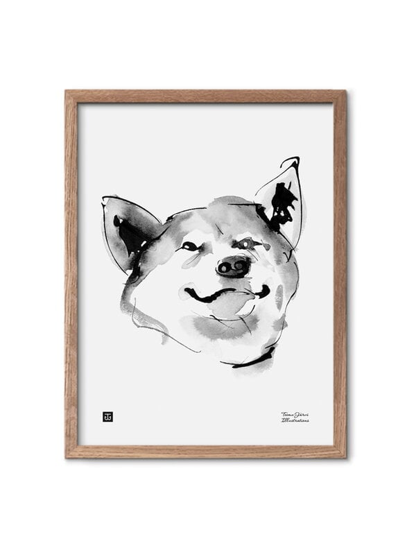 Julisteet, Koiranpäivät juliste, 30 x 40 cm, Mustavalkoinen