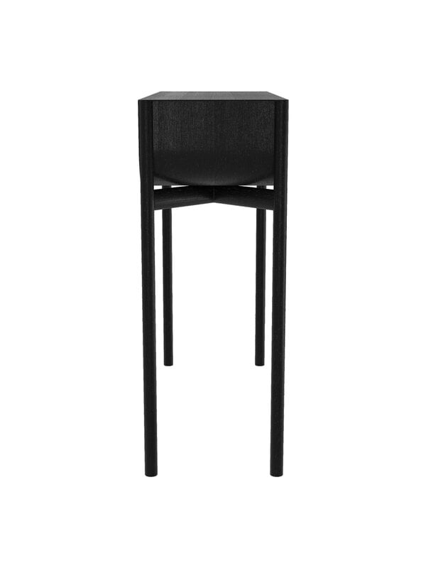 Side & end tables, Marius console table, black oak, Black