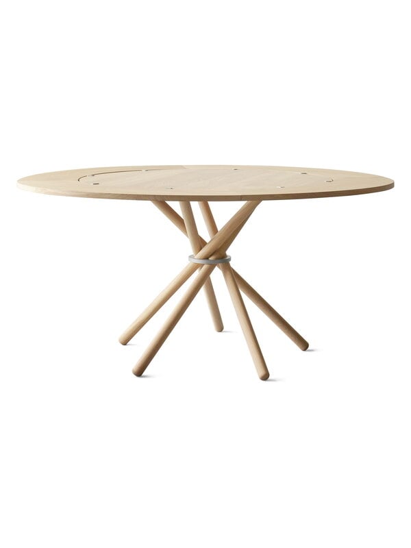 Ruokapöydät, Hector ruokapöydän jatkopala, 105 cm pöytään, vaalea tammi, Luonnonvärinen