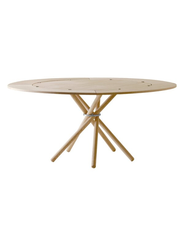 Dining tables, Extra leaves for 120 cm Hector dining table, light oak, Natural