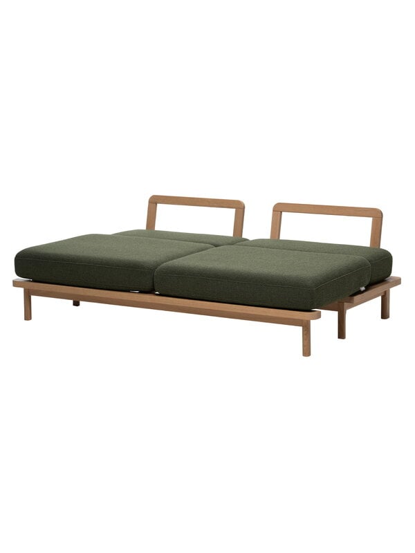 Sofa beds, Hetki sofa bed, oak base - green Muru 482, Natural