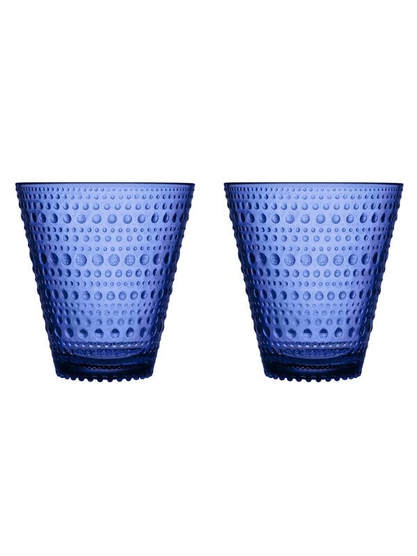 Bicchieri da acqua, Bicchiere Kastehelmi 30 cl, 2 pz, blu oltremare, Blu