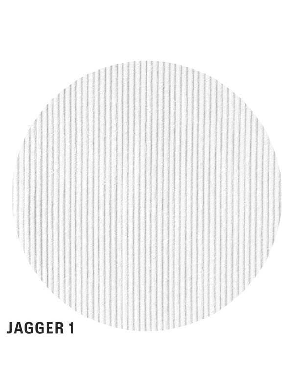 Poggiapiedi e pouf, Pouf/materasso Lollipop, bianco Jagger 1, Bianco