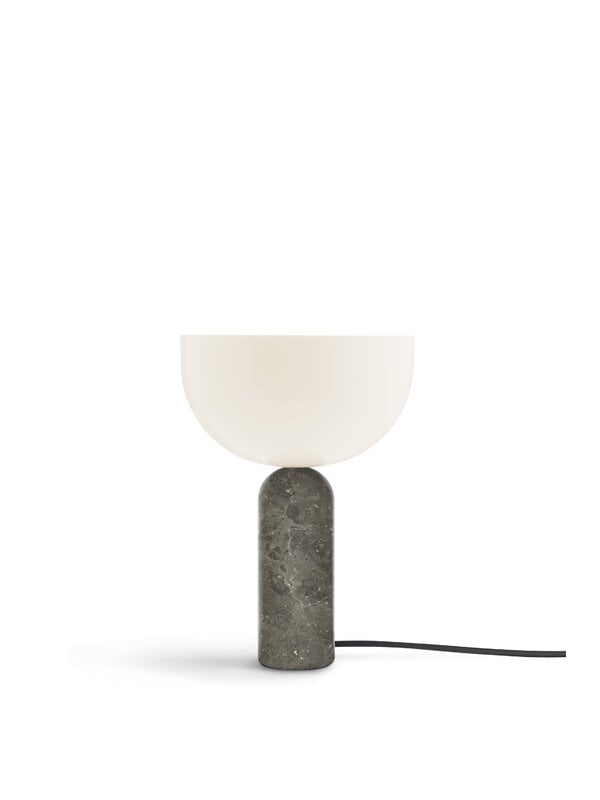 Luminaires, Petite lampe de table Kizu, marbre gris, Gris