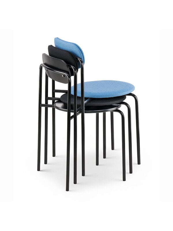 Dining chairs, Moderno chair, black - black stained birch, Black